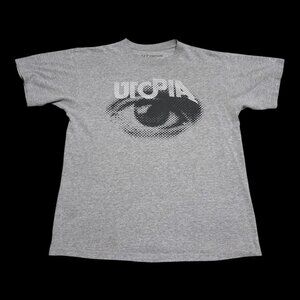 Utopia Glasses Sunglasses Eyewear Made‎ in USA Gray Promo Shirt Adult Large